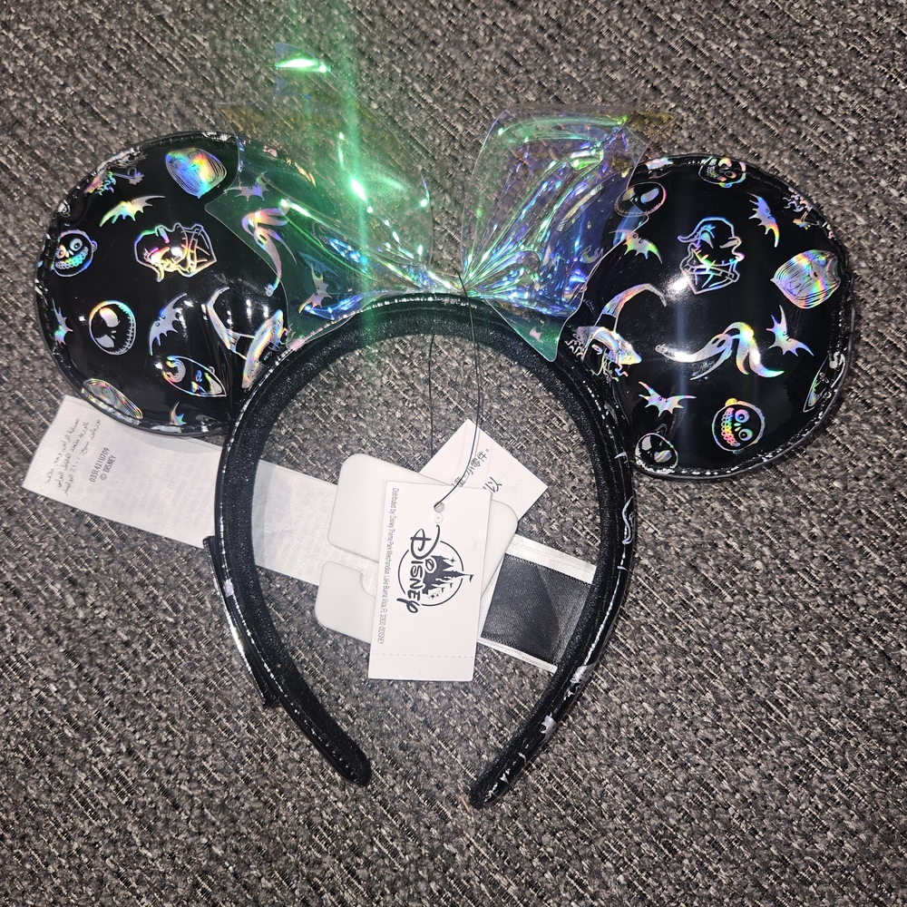⭐️DISNEY NIGHTMARE BEFORE CHRISTMAS × LOUNGEFLY MICKEY MOUSE EARS NEW⭐️ LIMITED